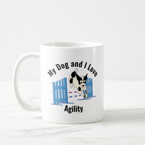 My Dog and I Love Agility Mutt Coffee Mug