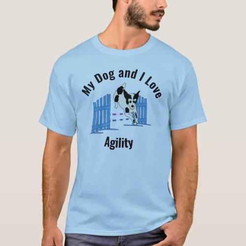 My Dog and I Love Agility Mutt T_Shirt