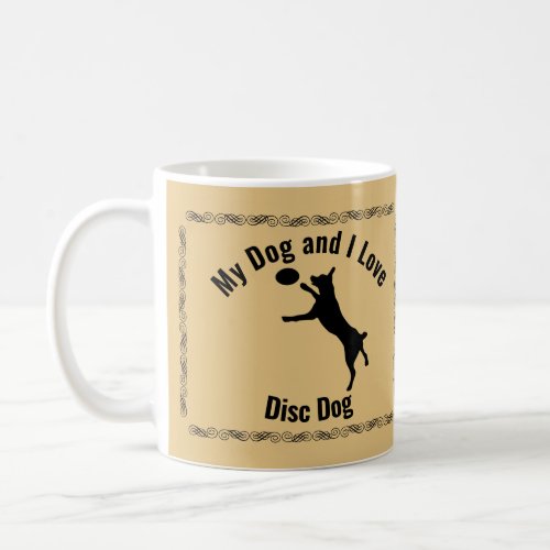 My Dog and I Love Disc Dog McNab Coffee Mug