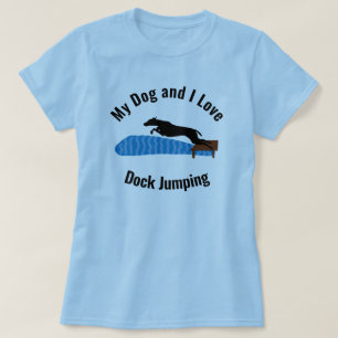 My Dog and I Love Dock Jumping McNab T-Shirt