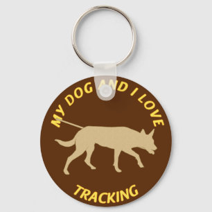 My Dog And I Love Tracking Keychain