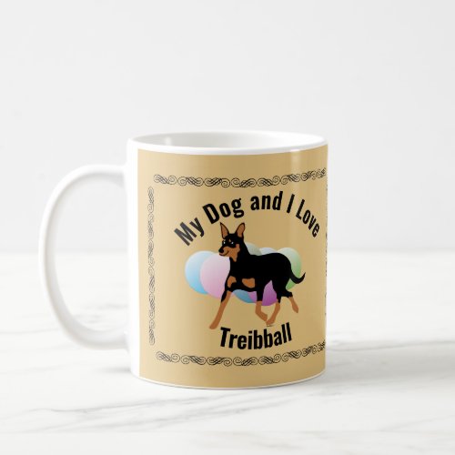 My Dog and I Love Treibball Coffee Mug
