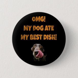 My dog ate my best dish stainless steel water bott button