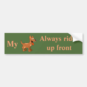 My Dog bumper sticker