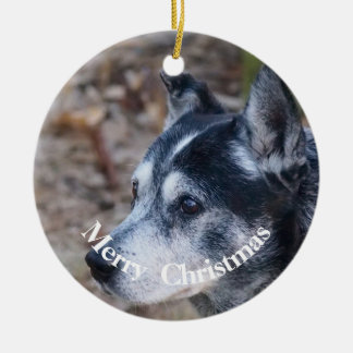 My dog Christmas ornament