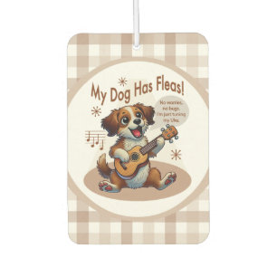 My Dog Has Fleas Ukulele Tuning Song Air Freshener