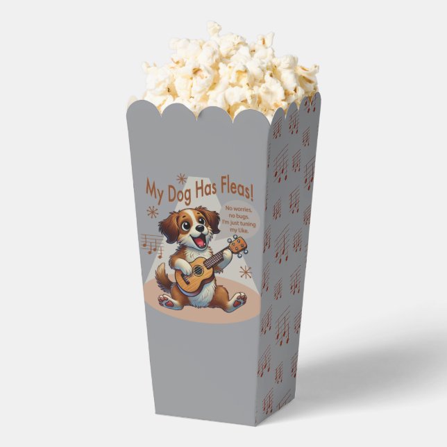 My Dog Has Fleas Ukulele Tuning Song Favor Boxes (Popped)