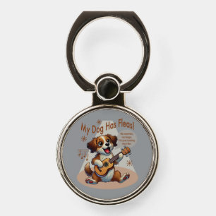 My Dog Has Fleas Ukulele Tuning Song Phone Ring Stand