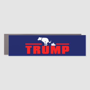 My Dog Hates Trump Anti-Trump Bumper Car Magnet