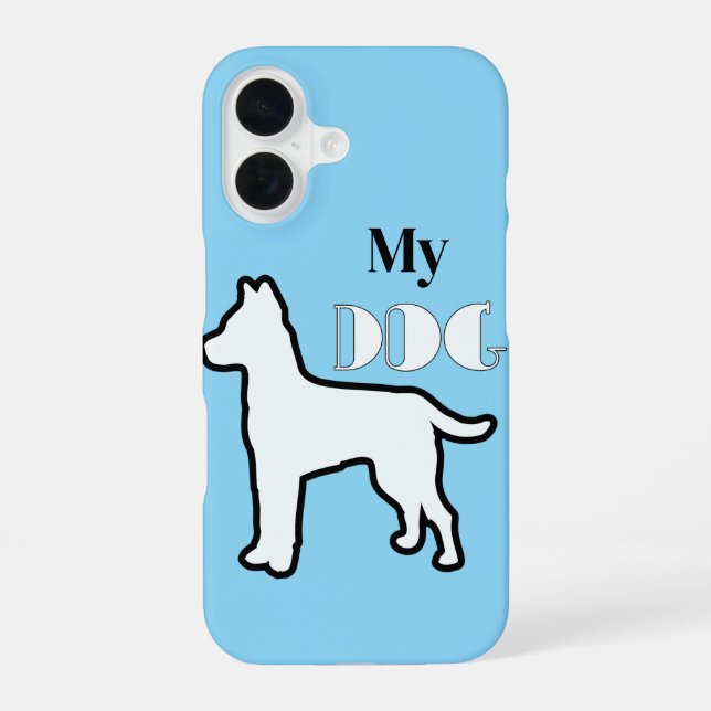 My Dog  Iphone Case (Back)