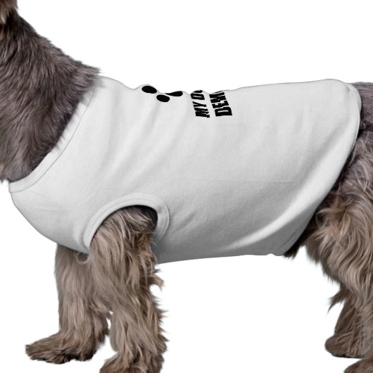 My Dog Is A Democrat Funny Political Shirt (Side)