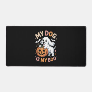 My Dog is My Boo Funny Halloween Desk Mat