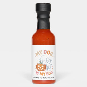 My Dog is My Boo Funny Halloween Hot Sauces