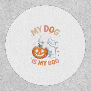 My Dog is My Boo Funny Halloween Patch
