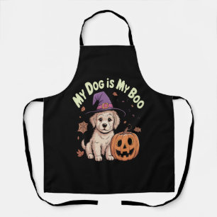 My Dog is My Boo Halloween Apron