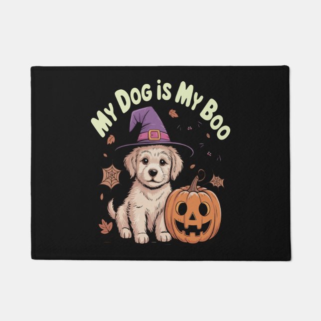 My Dog is My Boo Halloween Doormat (Front)