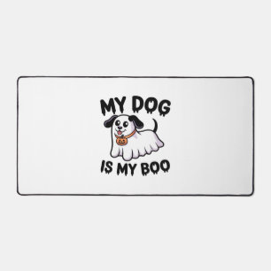 My Dog Is My Boo Shirt – Funny Dog Lover Gift 2025 Desk Mat