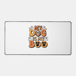 My Dog Is My Boo Shirt – Funny Dog Lover Gift 2025 Desk Mat