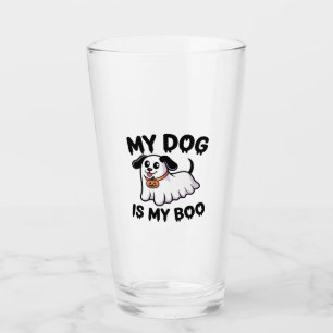 My Dog Is My Boo Shirt � Funny Dog Lover Gift 2025 Glass