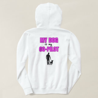 My Dog Is My Co-Pilot - Dog Lover Design Hoodie