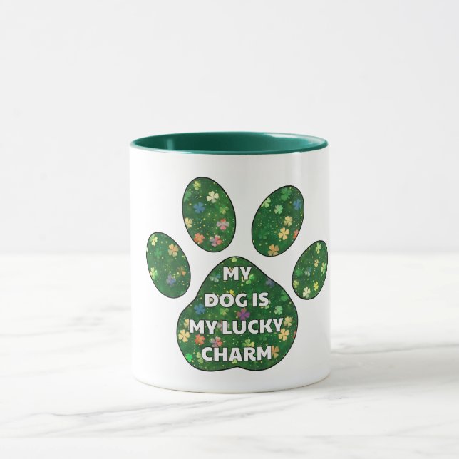 My Dog is my lucy charm Mug (Center)
