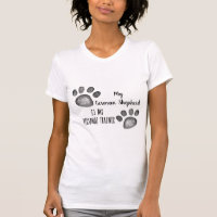 My dog is my personal trainer - personalized T-Shirt