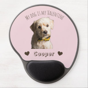 My Dog Is My Valentine – Personalized Pet Gel Mouse Pad