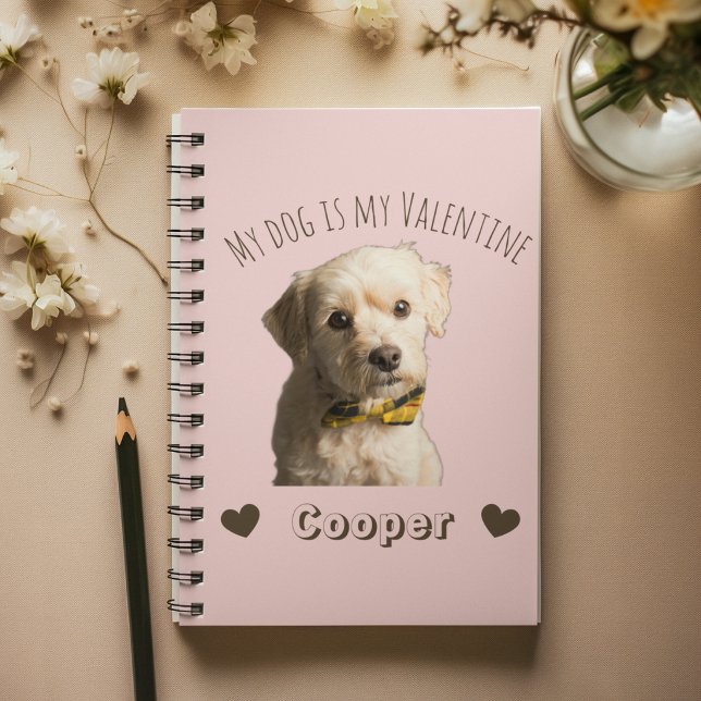 My Dog Is My Valentine – Personalized Pet Notebook (Creator Uploaded)
