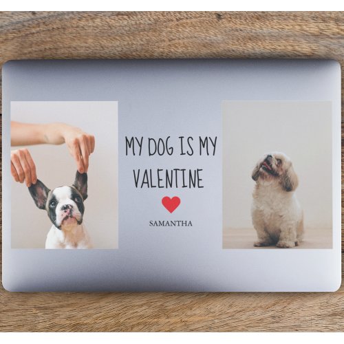 My Dog Is My Valentine  Two Dog Photos  HP Laptop Skin