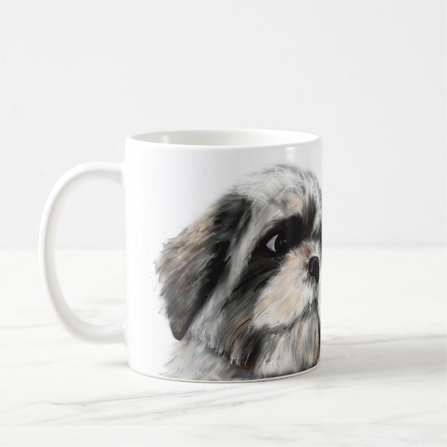 My Dog Lhasa Apso Coffee Mug (Left)