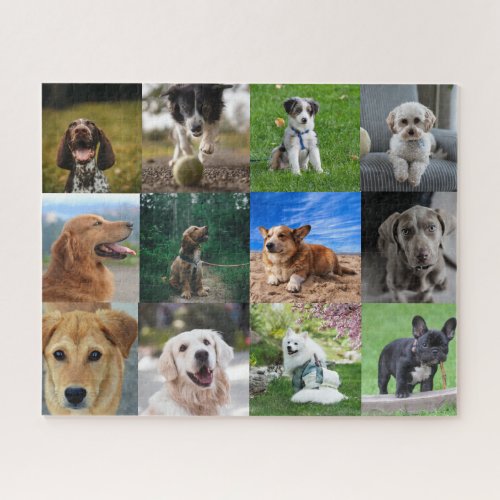 My Dog Photo Collage on Jigsaw Puzzle