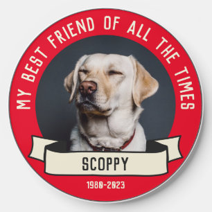 My dog photo wireless charger