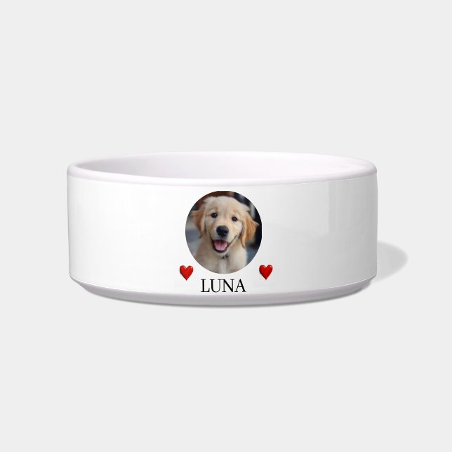 My Dog’s Bowl – Personalized Photo & Name Pet Bowl (Front)