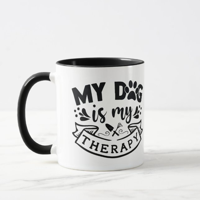 My Dog Special Dog  Quote Typography  Mug (Left)