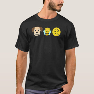 My Dog Stepped On A Bee Grimacing Face  Meme Confo T-Shirt