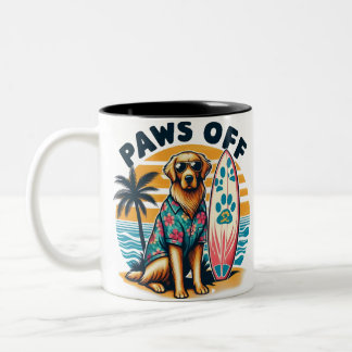 My Dog Thinks I’m Cool Funny Two-Tone Coffee Mug