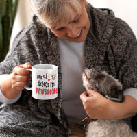 My Dog Thinks I’m Pawesome Pun typography