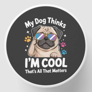 My Dog Thinks I'm Cool That's All That Matters Mini Candle Favors