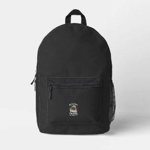 My Dog Thinks I'm Cool That's All That Matters Printed Backpack