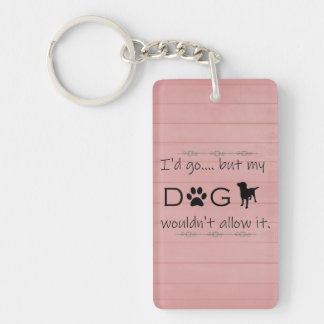 My Dog Wouldn't Allow It Keychain