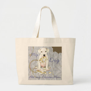 My Dogo Ate My Lesson Plan Large Tote Bag