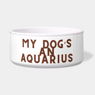 My dogs an Aquarius Bowl
