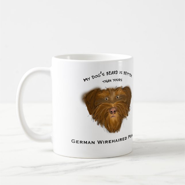 My Dog's Beard Mug (Left)