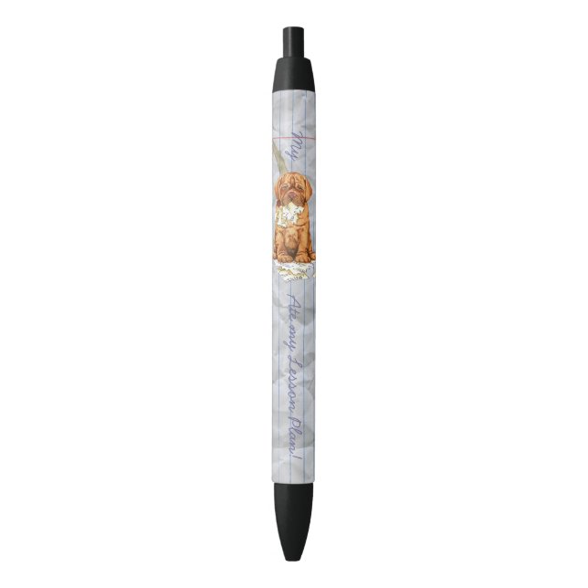 My Dogue de Bordeaux Ate my Lesson Plan Pen (Front Vertical)
