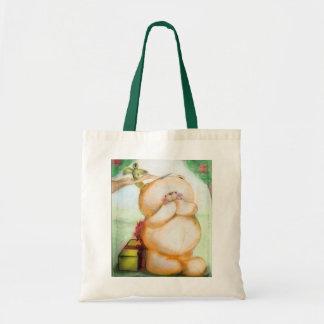 my drawing - bear tote bag