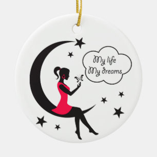 My Dreams Ceramic Ornament