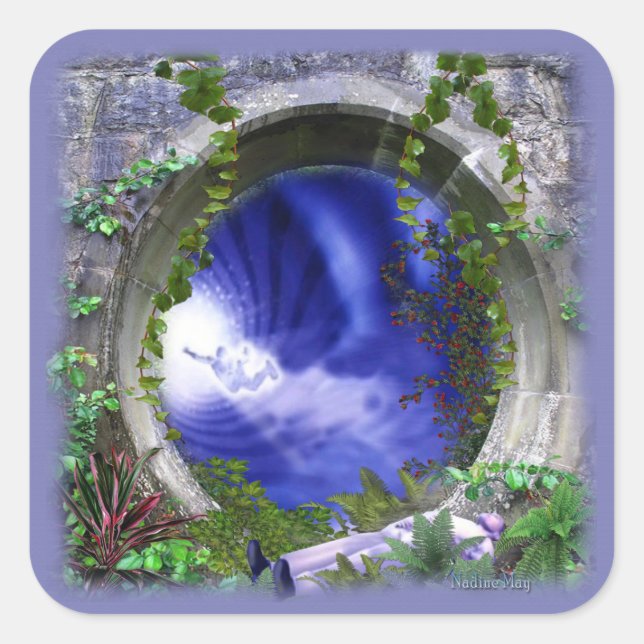 My dreams square sticker (Front)