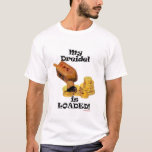 My Dreidel Is Loaded! T-Shirt<br><div class="desc">This is a humorous t-shirt design about the Dreidel game that Jewish children (and some adults) usually play around Hanukkah.</div>