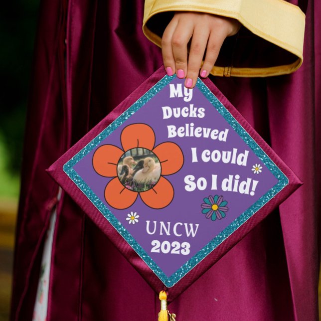 My Ducks Believed I Could So I did Pet 2023 Graduation Cap Topper (Creator Uploaded)
