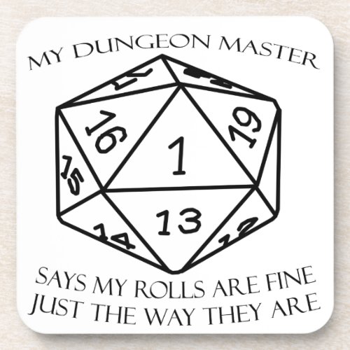 My Dungeon Master Coaster